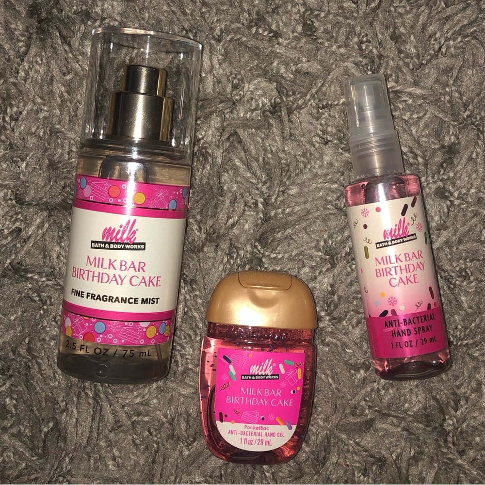 Bath & Body Works Milk Bar Birthday Cake Lot, New - Picture 14 of 14